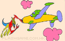 飛機和外來生物著色遊戲 / 飛機和外來生物著色 Game