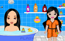雙胞胎芭比洗澡遊戲 / 雙胞胎芭比洗澡 Game