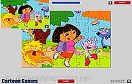 朵拉和朋友們遊戲 / Dora Cartoon Jigsaw Game