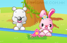 熊寶寶和兔寶寶玩蹺蹺板遊戲 / 熊寶寶和兔寶寶玩蹺蹺板 Game