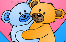 小熊情侶填顏色遊戲 / 小熊情侶填顏色 Game