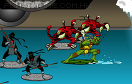 忍者神龜大戰海盜遊戲 / Ninja Turtles - Sewer Surf Showdown Game